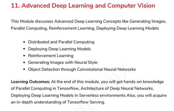 advanced deep learning